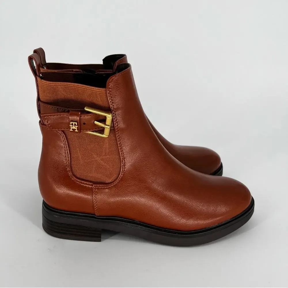 Tommy Hilfiger Baylon Chelsea booties medium natural brown - 7